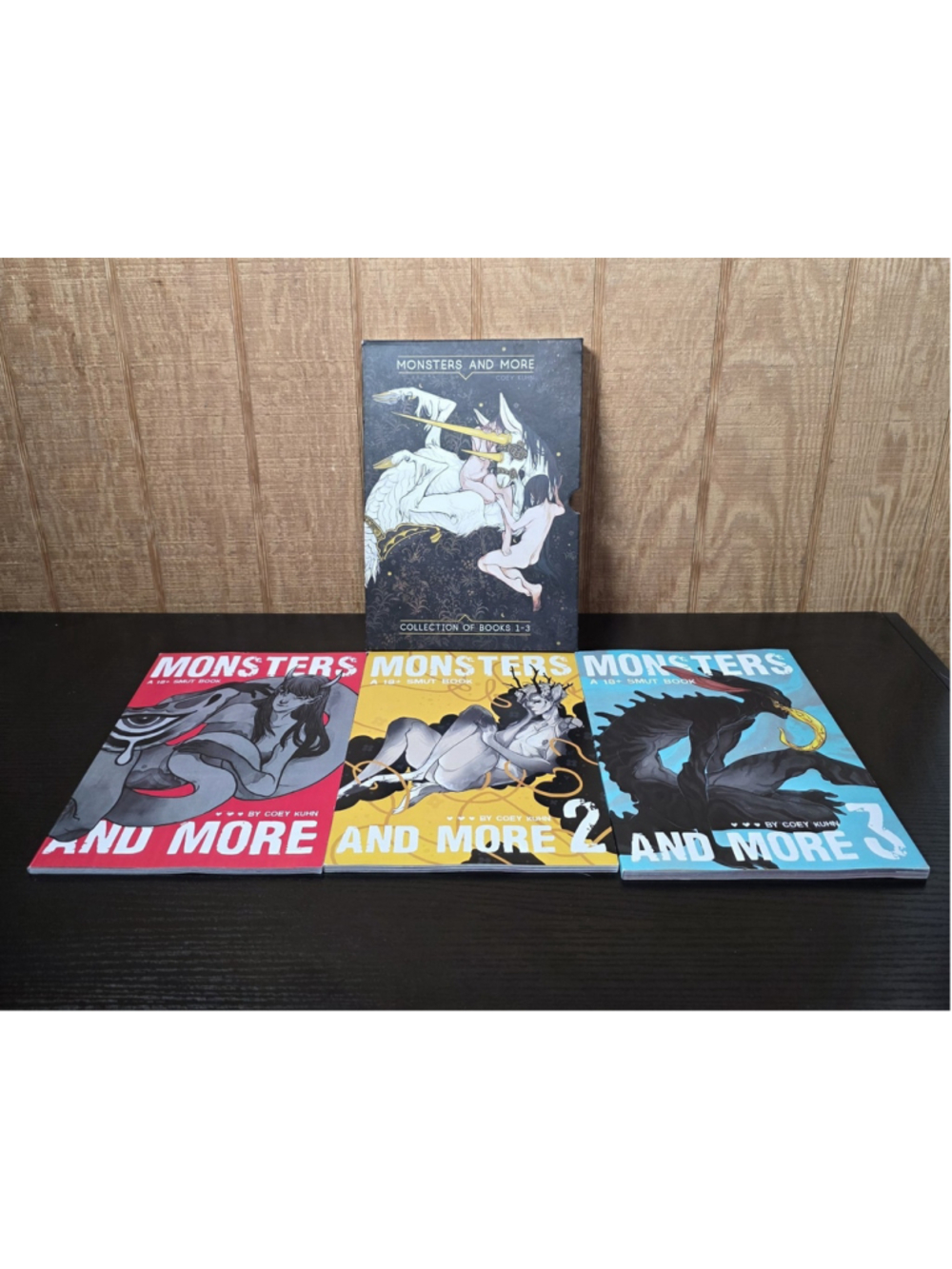Monsters and More Coey Kuhn Collection Books 1-3 Limited Edition Set Very Rare